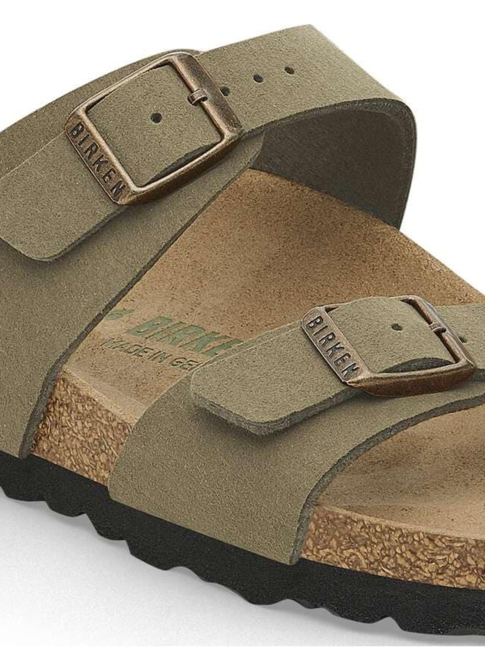 Birkenstock Sydney Vegan Sandals in Olive - Picture 5 of 8